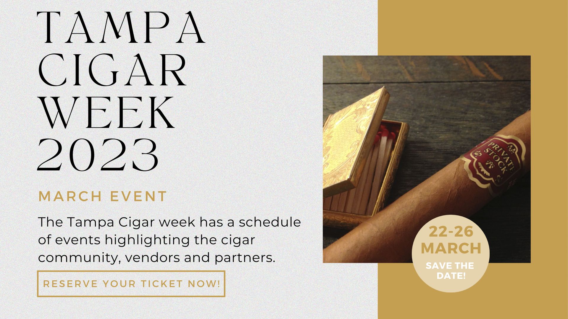 Tampa Cigar Week 2023 Oliva Cigar